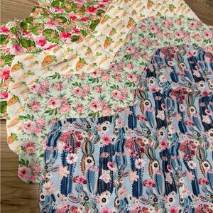 IKEA Antilop double sided cushion cover handmade zipper closure set of 4